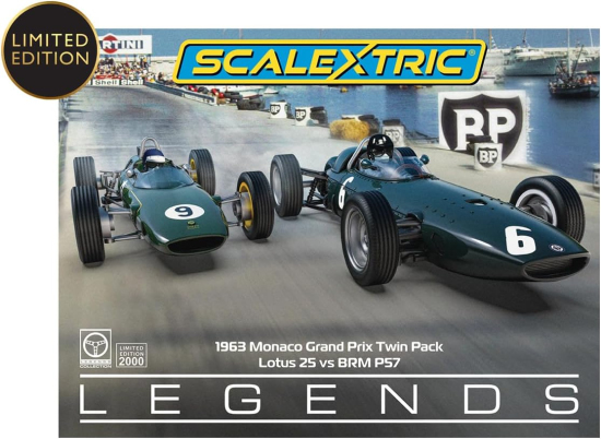 Scalextric Monaco Cario Grand Prix 1963 Twin Pack c4580a